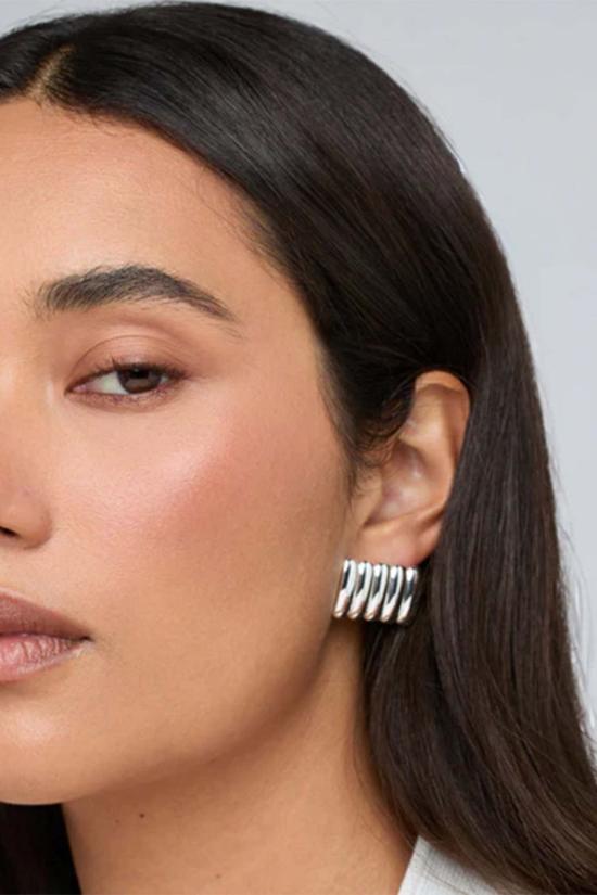  헤븐 메이헴 이어링 클레미 맥시  실버 - HEAVEN MAYHEM