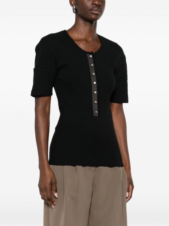 26SS 르메르 반팔 티셔츠 TS0005 LJ1030999 Black - LEMAIRE