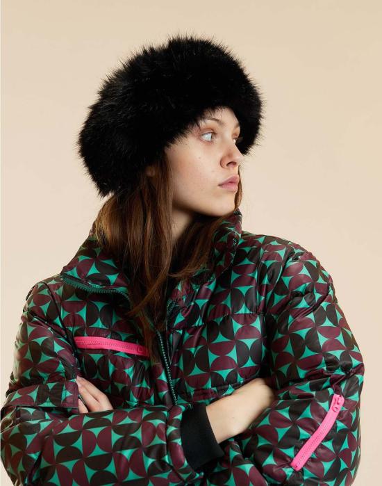  신시아 로리 헤어 액세서리 신시아 로울리 인조 모피 헤어밴드 - CYNTHIA ROWLEY