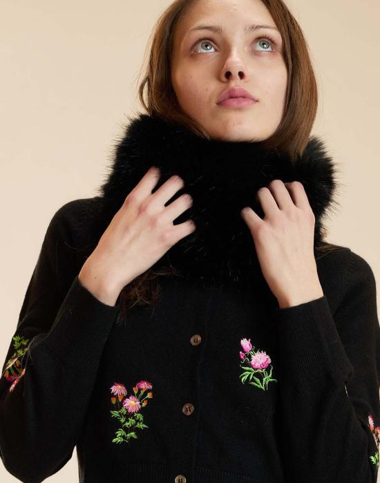  신시아 로리 헤어 액세서리 신시아 로울리 인조 모피 헤어밴드 - CYNTHIA ROWLEY