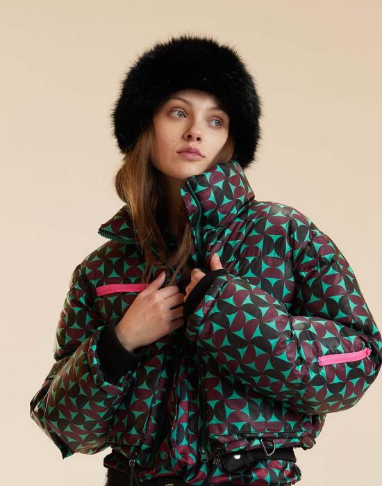  신시아 로리 헤어 액세서리 신시아 로울리 인조 모피 헤어밴드