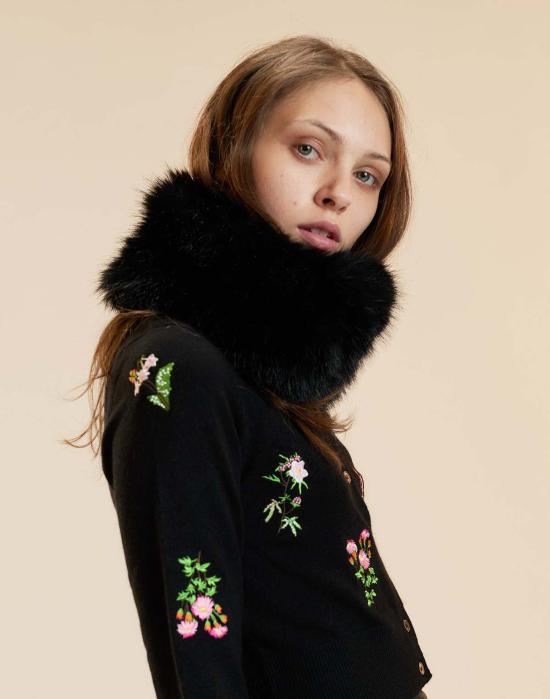  신시아 로리 헤어 액세서리 신시아 로울리 인조 모피 헤어밴드 - CYNTHIA ROWLEY