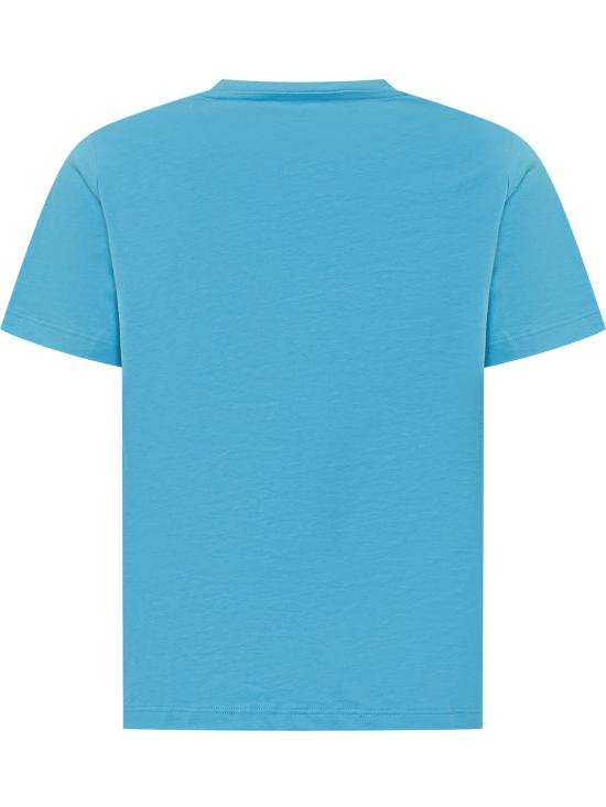 26SS [키즈] 베르사체 티셔츠 10183421A16958 2VN00 BLUE BUTTERFLY WHITE - VERSACE