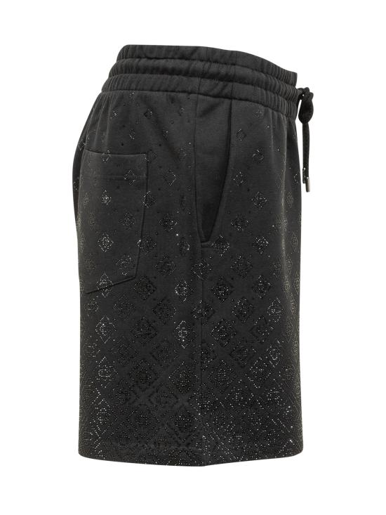 26SS 카사블랑카 숏팬츠 MSP26JTR003 06 BLACK - CASABLANCA