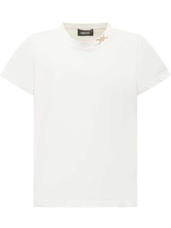 26SS [키즈] 베르사체 티셔츠 10229171A16920 1W010 WHITE