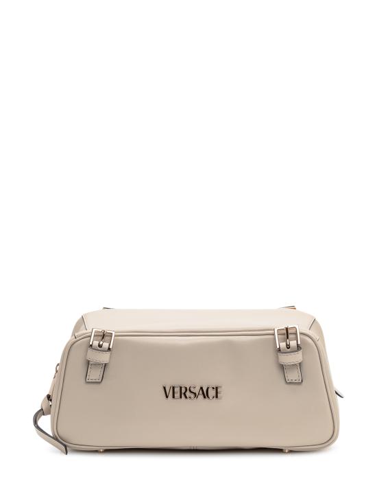 26SS 베르사체 VERSACE TAG 나파 볼링백 10157921A13171 1YD7V CREAM VERSACE GOLD