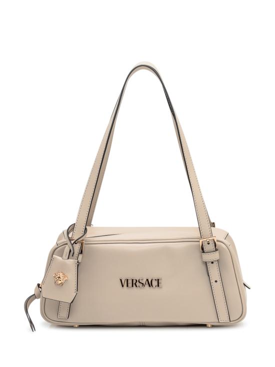 26SS 베르사체 VERSACE TAG 나파 볼링백 10157921A13171 1YD7V CREAM VERSACE GOLD - VERSACE