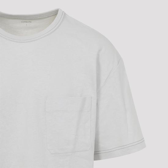 26SS 르메르 반팔 티셔츠 TS0010 LJ1010 WH007 PEARL - LEMAIRE