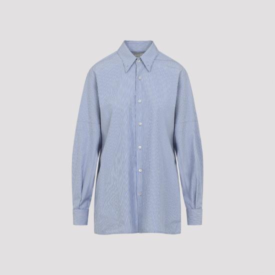 26SS 마르지엘라 셔츠 S51DT0030 M35718 001F LIGHT BLUE GREY - MAISON MARGIELA