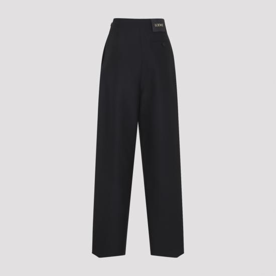26SS 로에베 스트레이트 팬츠 S540Y04XM7 1100 BLACK - LOEWE