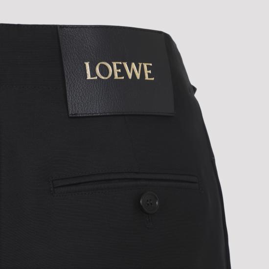 26SS 로에베 스트레이트 팬츠 S540Y04XM7 1100 BLACK - LOEWE