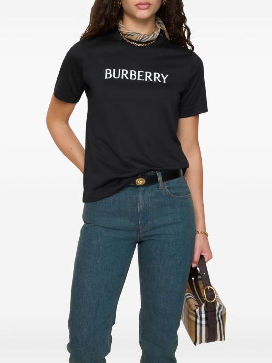 26SS 버버리 반팔 티셔츠 8118977 A1189 Black - BURBERRY
