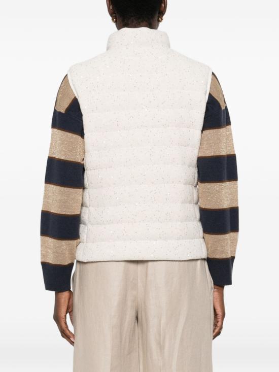 26SS 브루넬로 쿠치넬리 베스트 M0DVT7776 CTK25 Beige - BRUNELLO CUCINELLI