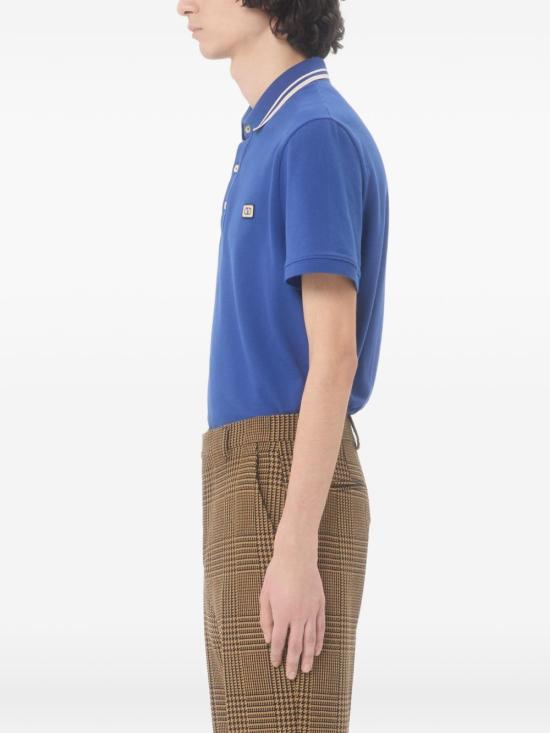 26SS 발렌티노 가라바니 폴로 티셔츠 VMH01K AQKB01 Blue - VALENTINO GARAVANI