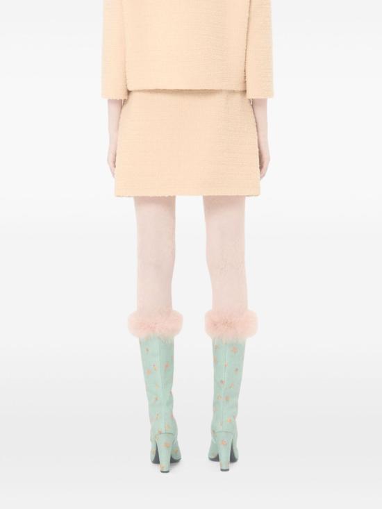 26SS 발렌티노 가라바니 미디 스커트 BRAEH0 9VMET5 Beige - VALENTINO GARAVANI