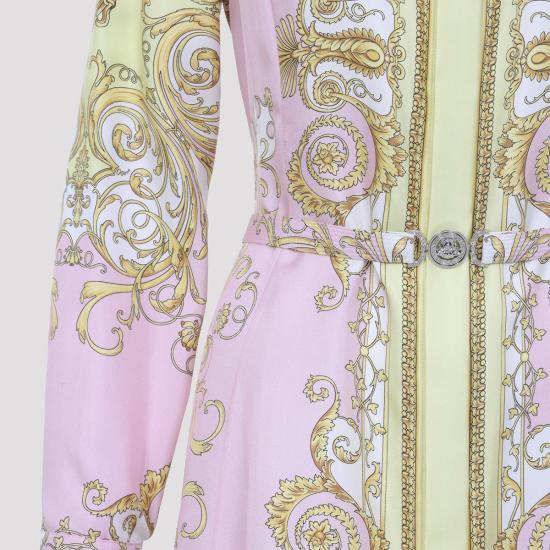 26SS 베르사체 미디 원피스 1018933 1A17165 5590 Beige - VERSACE