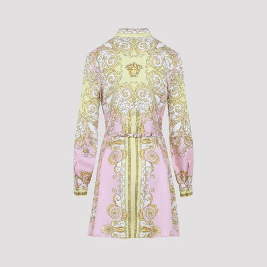 26SS 베르사체 미디 원피스 1018933 1A17165 5590 Beige - VERSACE