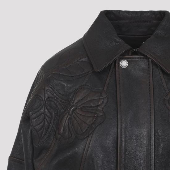 26SS 골든구스 가죽 자켓 GWP02560 P002300 40249 Black - GOLDEN GOOSE