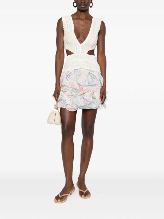 26SS 팻보 숏 원피스 VEC32987OFFWHITE White - PATBO