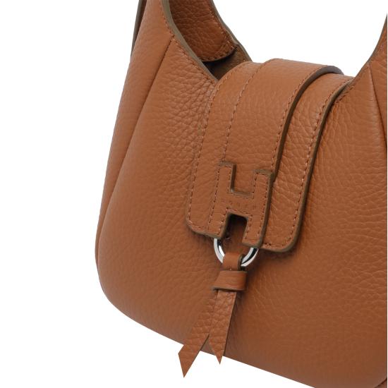 26SS 호간 숄더백 KBW01XS0100 TH1S018 Brown - HOGAN