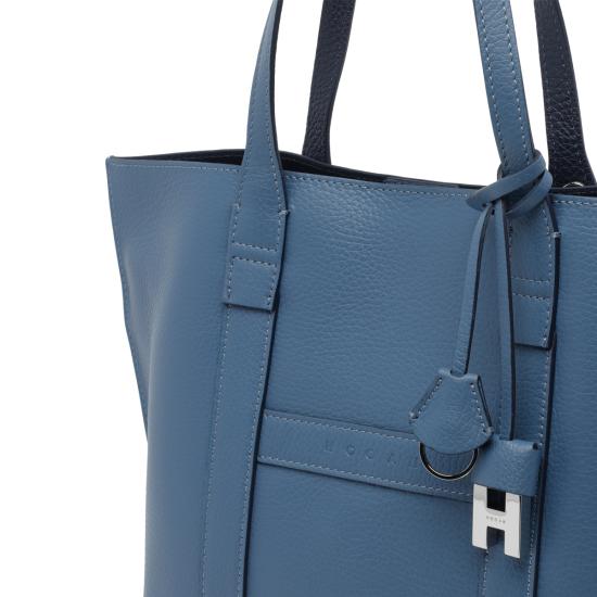 26SS 호간 토트백 KBW01WA0200 UZU7E24 Blue - HOGAN