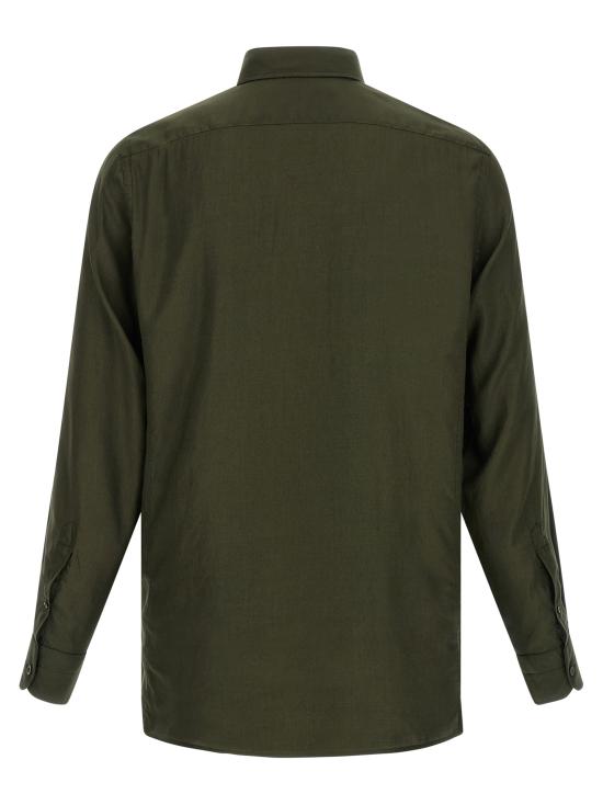26SS 톰포드 긴팔 셔츠 HSO002FMT058GAL Green - TOMFORD