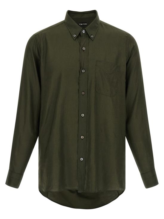 26SS 톰포드 긴팔 셔츠 HSO002FMT058GAL Green