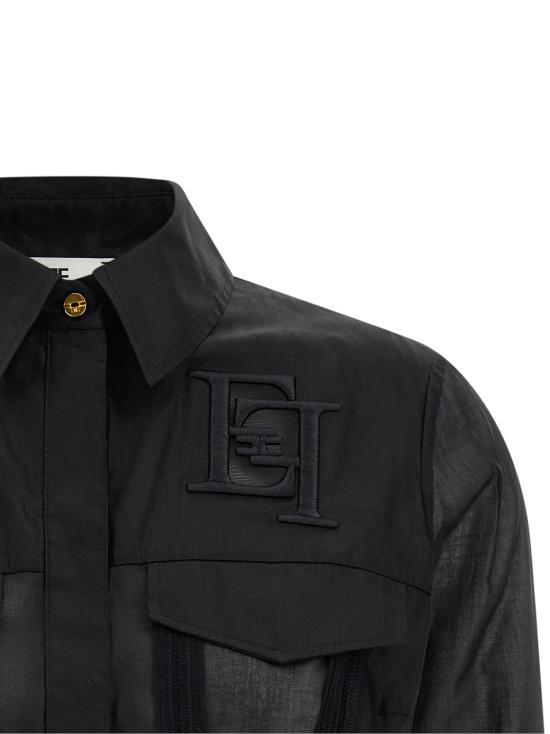 26SS 엘리자베타프랜치 블라우스 CA12661E2110 Black - ELISABETTA FRANCHI