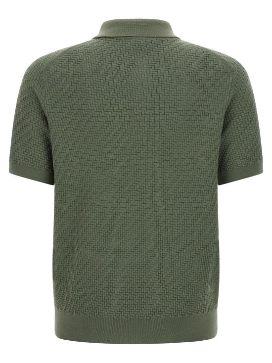 26SS 브리오니 폴로 티셔츠 UMR20OPAK221600 Green - BRIONI