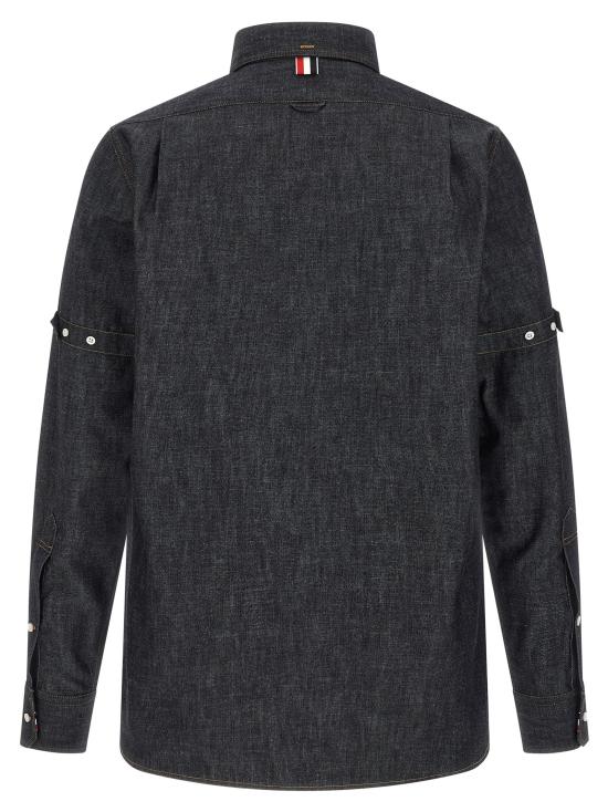 26SS 톰브라운 긴팔 셔츠 MWL435SF1105415 Blue - THOM BROWNE