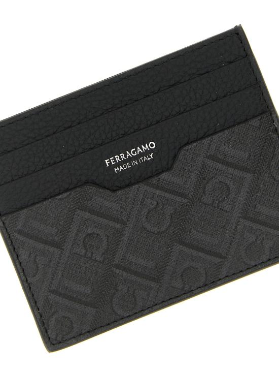 26SS 살바토레 페라가모 명함지갑 780321NEROGRIGIO Black - SALVATORE FERRAGAMO