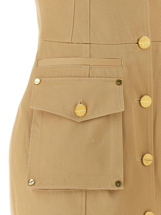 26SS 엘리자베타프랜치 숏 원피스 AB92861E2470 Beige - ELISABETTA FRANCHI