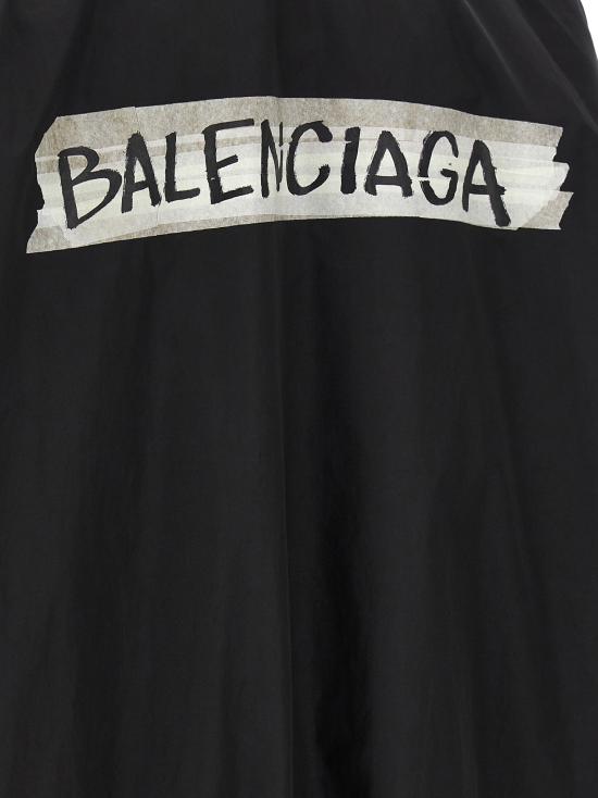 26SS 발렌시아가 마스킹 테이프 미디엄 핏 트랙수트 재킷 857713TPQ381000 Black - BALENCIAGA