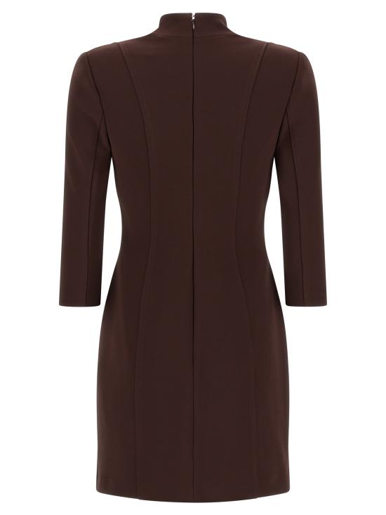 26SS 엘리자베타프랜치 숏 원피스 AB86961E2644 Brown - ELISABETTA FRANCHI