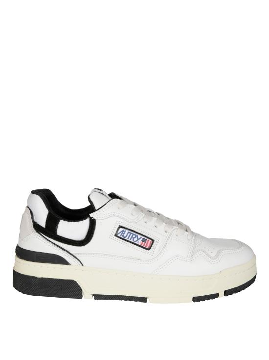 26SS 오트리 CLC 레더 스니커즈 ROLMMM04 WHTBLK BIANCO