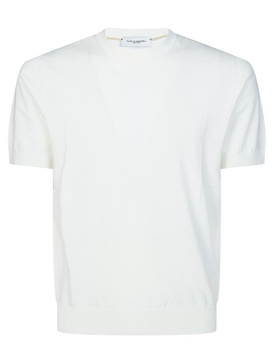 26SS 파올로페코라 반팔 티셔츠 A009F100 1102 BIANCO