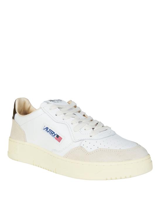 26SS 오트리 메달리스트 로우 스니커즈 AULMLS15 WHTTEAK BIANCO - AUTRY