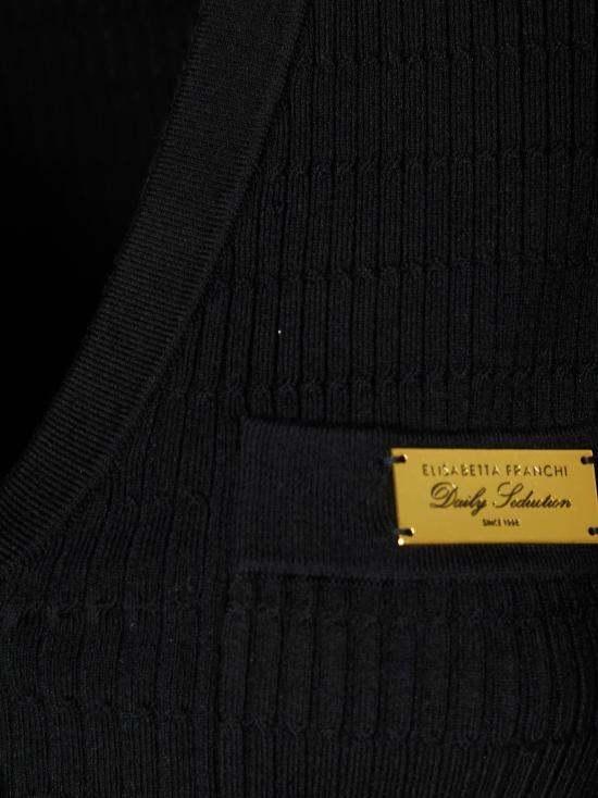 26SS 엘리자베타프랜치 스웨터 MK86B61E2 110 NERO - ELISABETTA FRANCHI