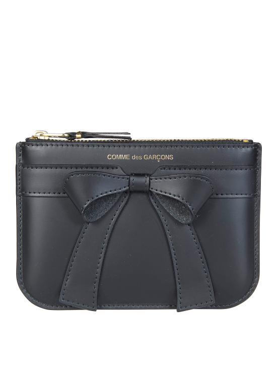 26SS 꼼데가르송 클래식 레더 라인 파우치 SA8100BB NERO - COMME DES GARCONS