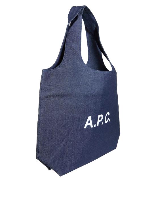 26SS 아페쎄 나논 로고 토트백 COHIZM61565 IAI BLU - A.P.C.