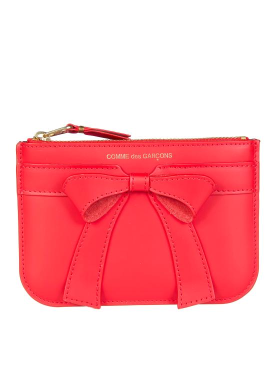 26SS 꼼데가르송 클래식 레더 라인 파우치 SA8100BB 2 ROSSO - COMME DES GARCONS