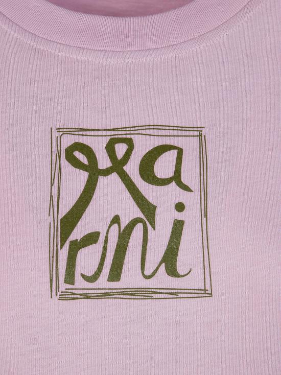 26SS 마르니 반팔 티셔츠 THJE0293PCUSCY88 LOC20 ROSA - MARNI