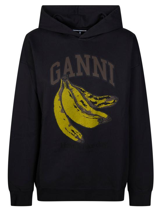 26SS 가니 바나나 그래픽 후드티셔츠 A1060025 252 GRIGIO