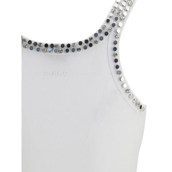 26SS 핑코 민소매 티셔츠 104109 A35Y Z04 WHITE - PINKO