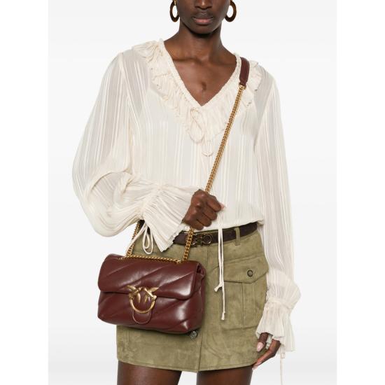 26SS 핑코 숄더백 100039 A0F2 R49Q BROWN - PINKO