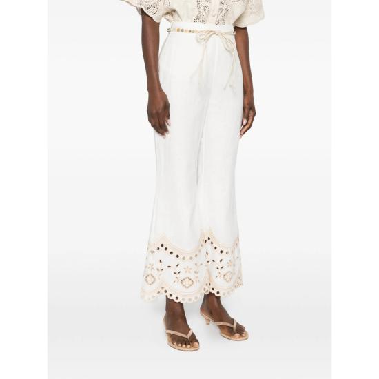 26SS 짐머만 팔라초 팬츠 5797PRS262 IVORY WHITE NEUTRALS - ZIMMERMANN