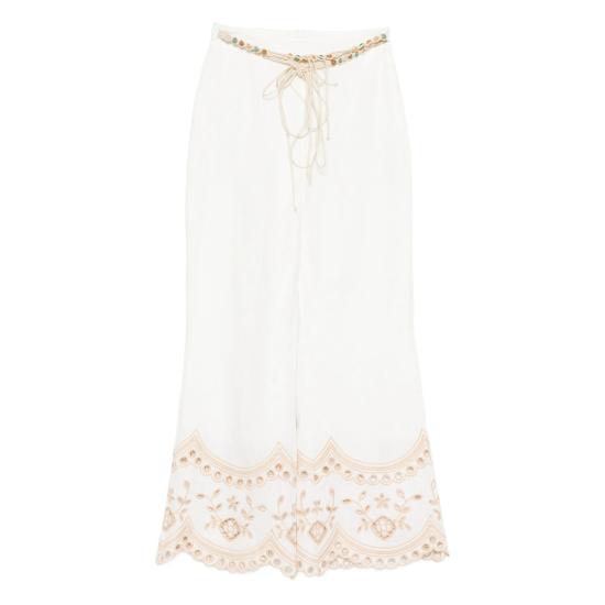 26SS 짐머만 팔라초 팬츠 5797PRS262 IVORY WHITE NEUTRALS