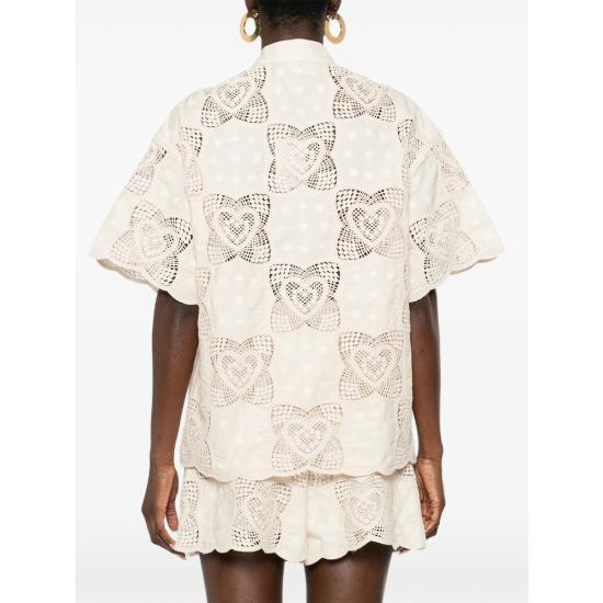 26SS 짐머만 블라우스 5894TRS262 CREIV NEUTRALS - ZIMMERMANN