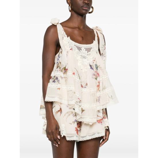 26SS 짐머만 블라우스 5582TRS264 VANIL NEUTRALS - ZIMMERMANN