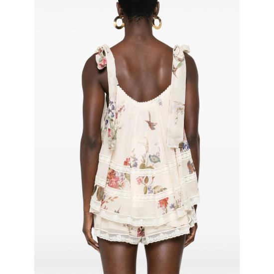 26SS 짐머만 블라우스 5582TRS264 VANIL NEUTRALS - ZIMMERMANN